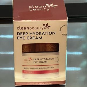 Clean Beauty DEEP HYDRATION EYE CREAM with Rose Oil, Peptides, NIACINAMIDE BNIB